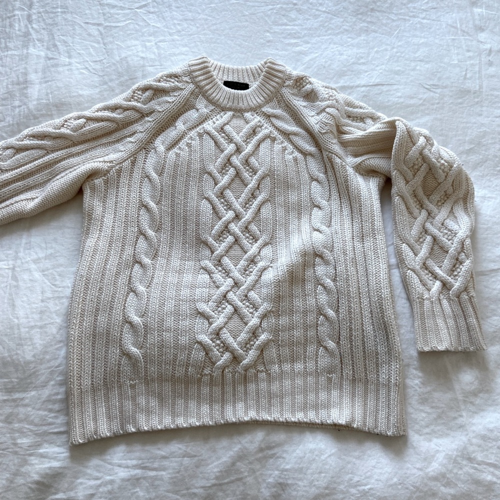 Rag & Bone Chunky Cable Knit Sweater